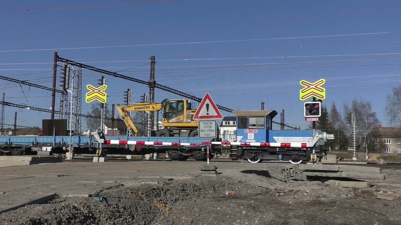 Železniční přejezd Česká Třebová odj.sk. (CZ) - 5.3.2026 / Railroad crossing