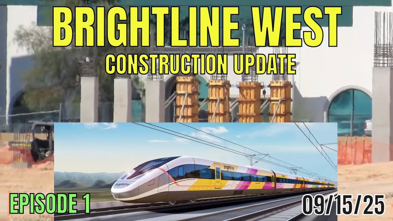 Brightline West Las Vegas Station Construction Update 09 15 2025