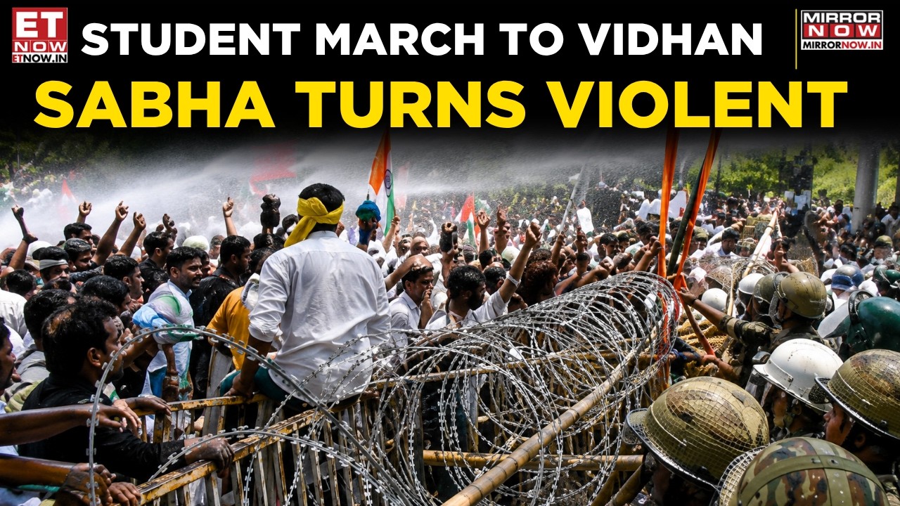 Ranchi Student Protest Turns Violent: Police Use Lathis, Water Cannon As March Hits Assembly