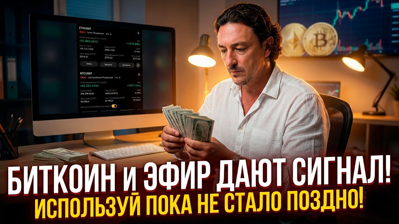 БИТКОИН и ЭФИР ДАЮТ СИГНАЛ! ИСПОЛЬЗУЙ ПОКА НЕ СТАЛО ПОЗДНО!
