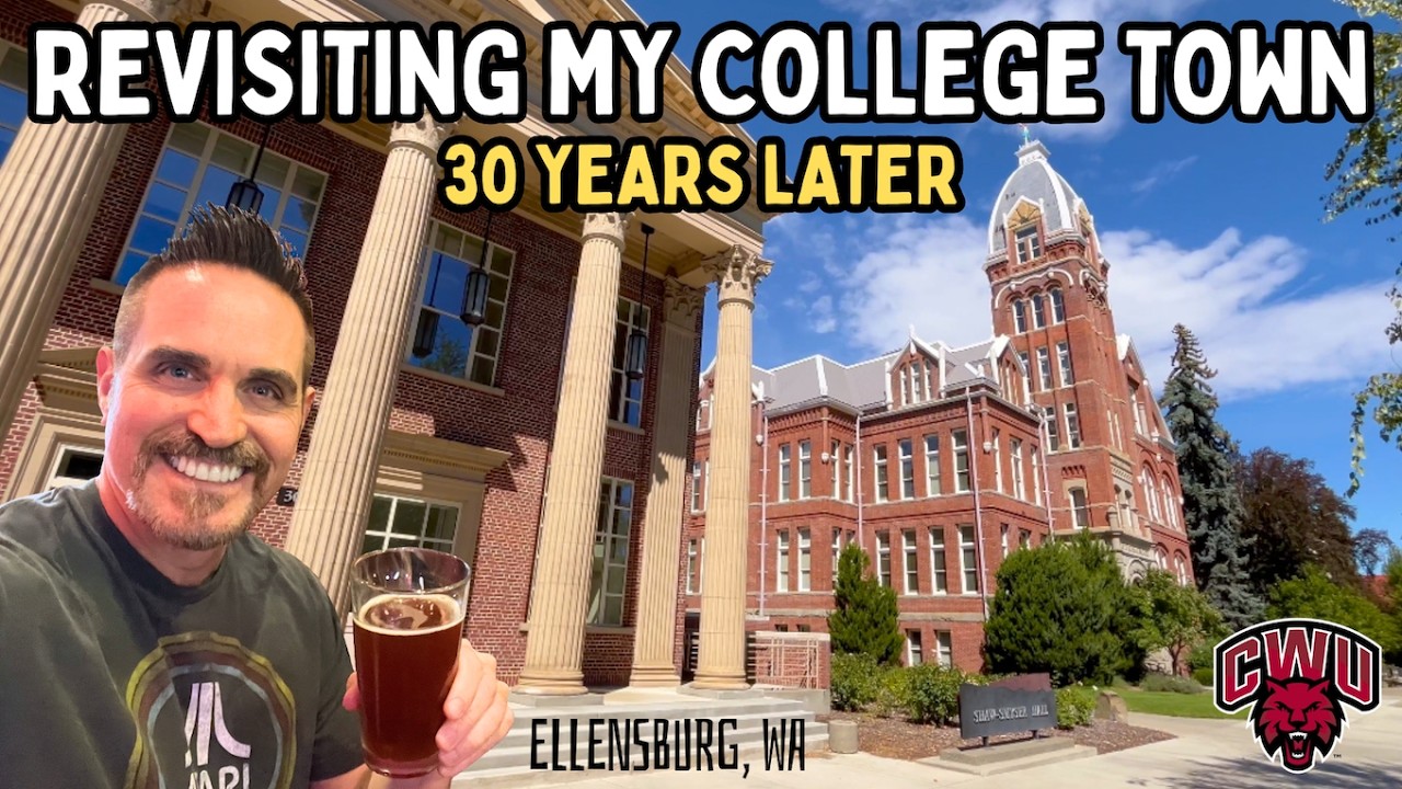 Revisiting My College Town 30 Years Later | CWU in Ellensburg, WA