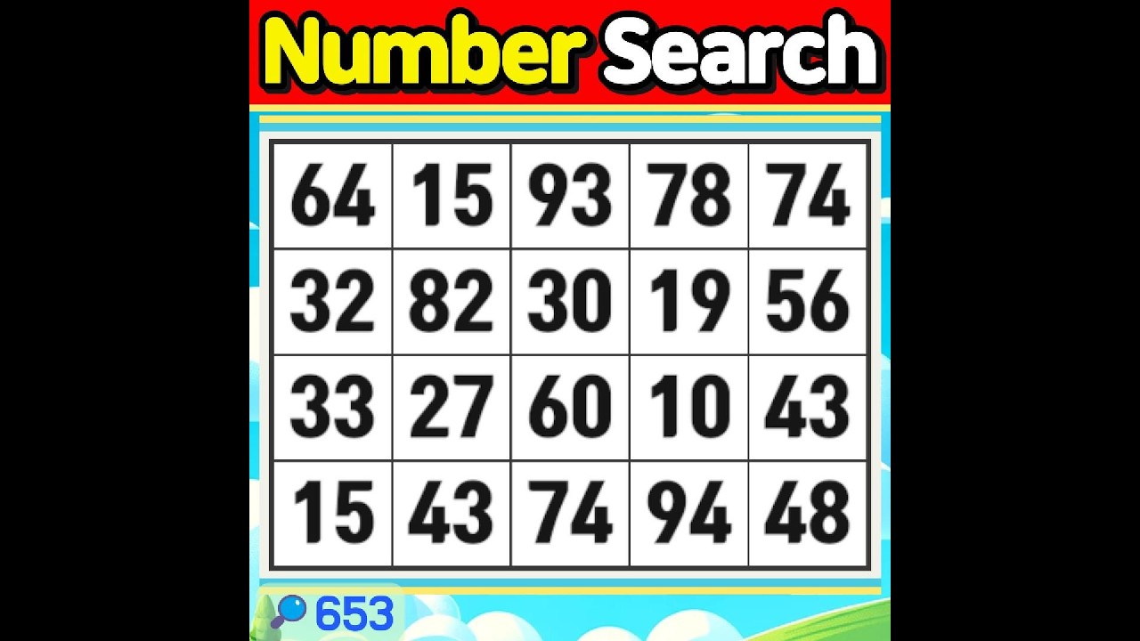 Number Search #652 My life can move forward at its own speed.【Match | brain game | puzzle 】