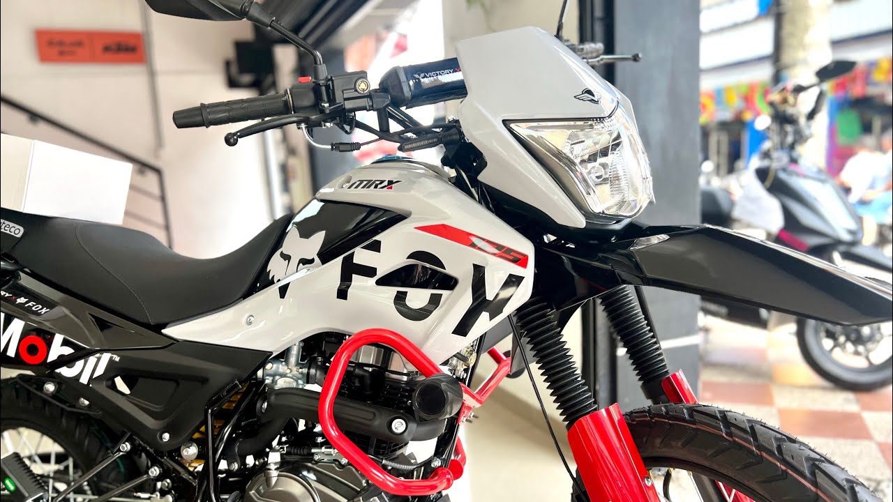 Esta es la VICTORY MRX 125 Versión FOX 🔴 Modelo 2026