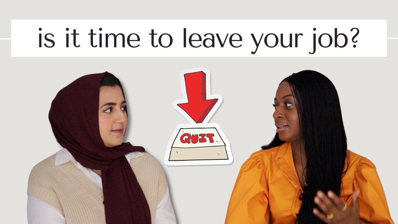 6 Clear Signs It's Time To Leave Your Job | how to know when to quit!