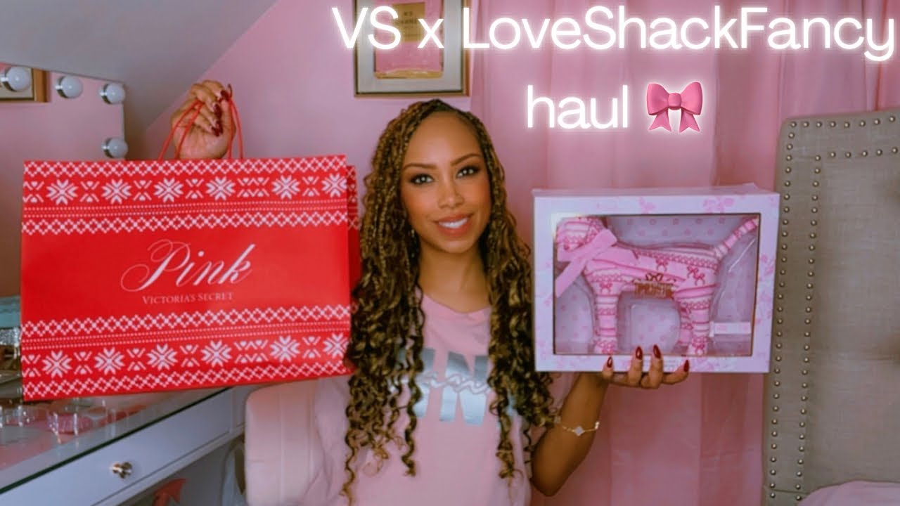 Victoria's Secret Pink x LoveShackFancy Haul 🎀