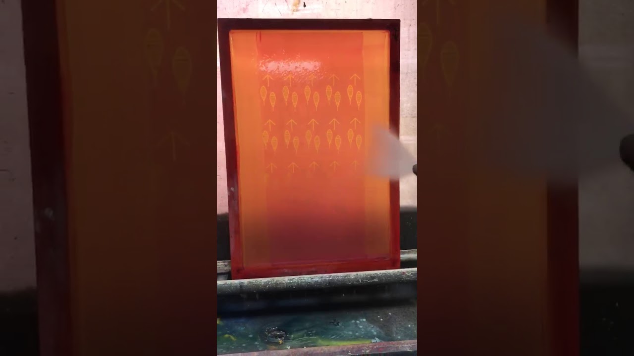 Snowshoe Signs Screen Printing - Step 2