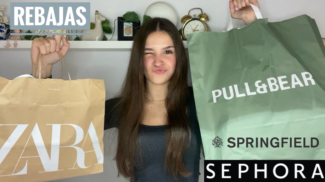 TRY ON HAUL REBAJAS 🛍️ Zara / Pull & Bear / Sephora / Springfield