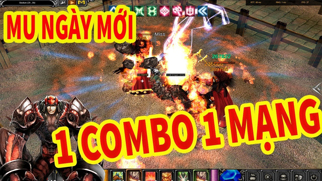 Mu Online 2020 | Mu Ngày Mới Phiên Bản Mới Combo RF Nổ Như Sấm | GAME TV