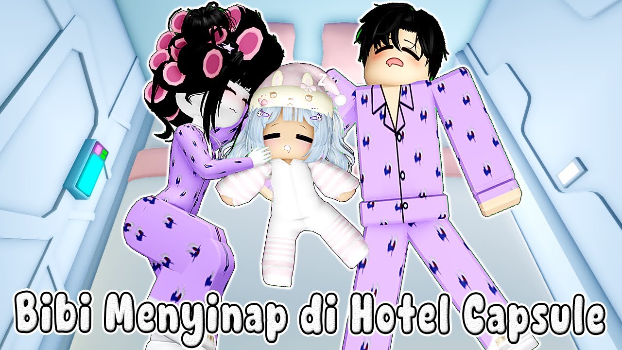 BIBI PERTAMAKALI MENYINAP DI HOTEL CAPSULE YANG SANGAT KEREN  || LIVETOPIA RP 🏡 ROBLOX INDONESIA