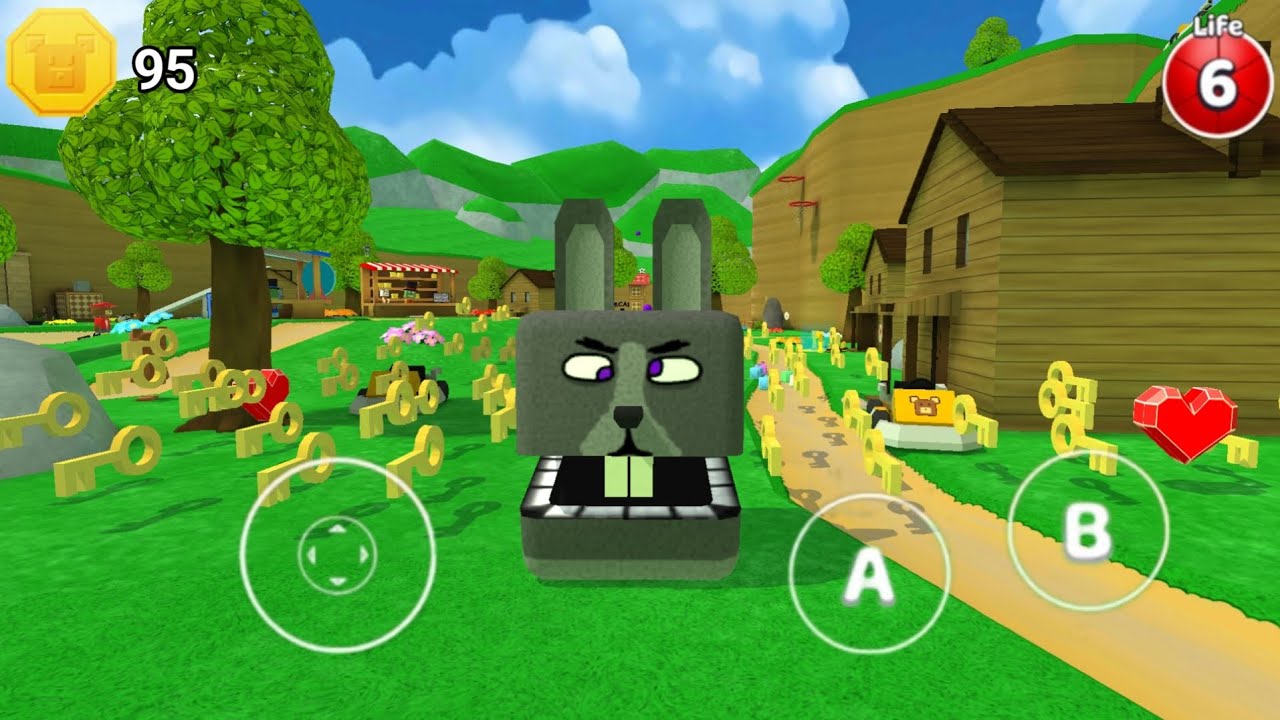 Dark Rabbit in Bear Village - Super Bear Adventure Gameplay Walkthrough