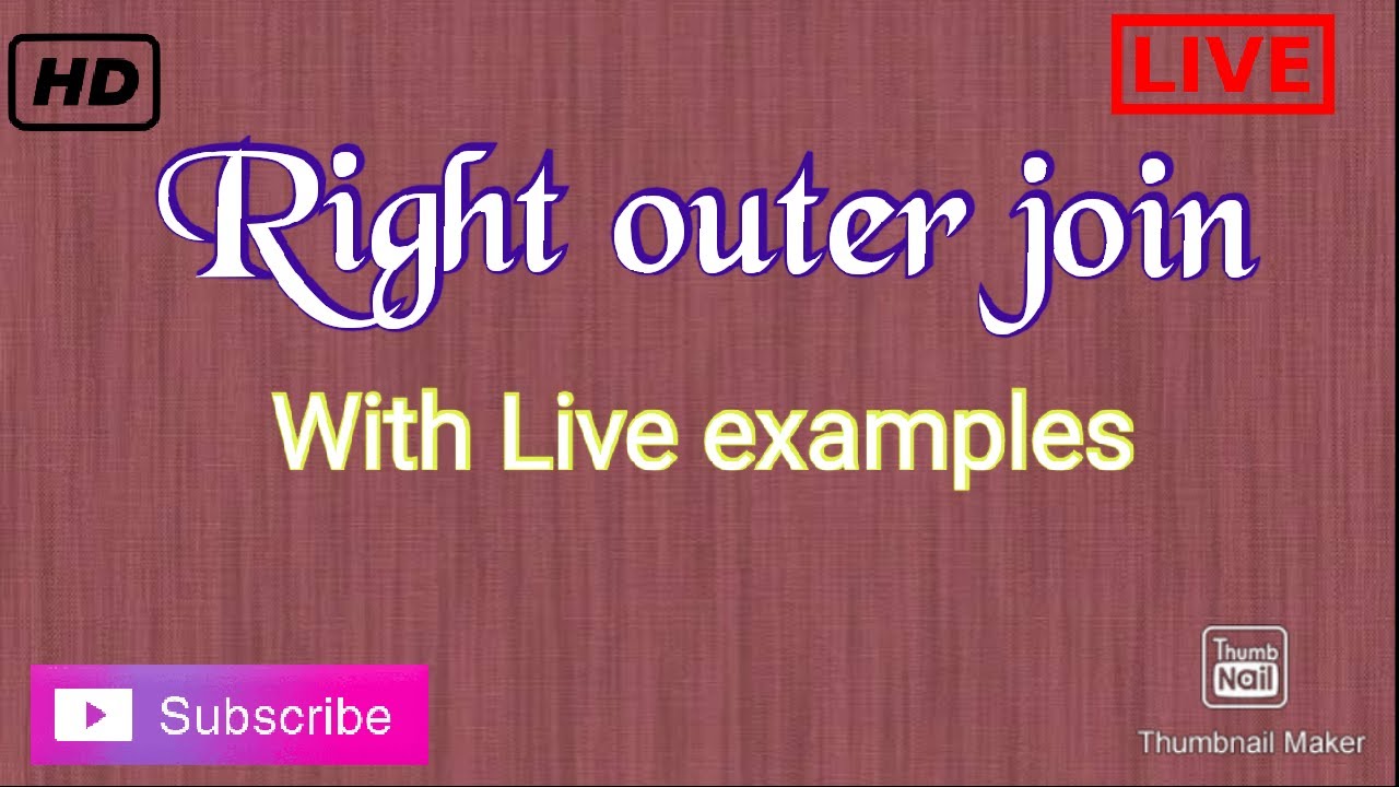Right Outer Join in SQL👆👩&zwj;💻//with practical examples//what is right outer join and how to use join ?