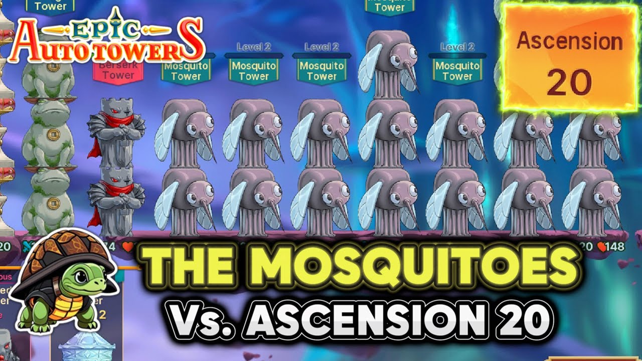 Can the Mosquito Army Conquer Ascension 20? | Epic Auto Towers