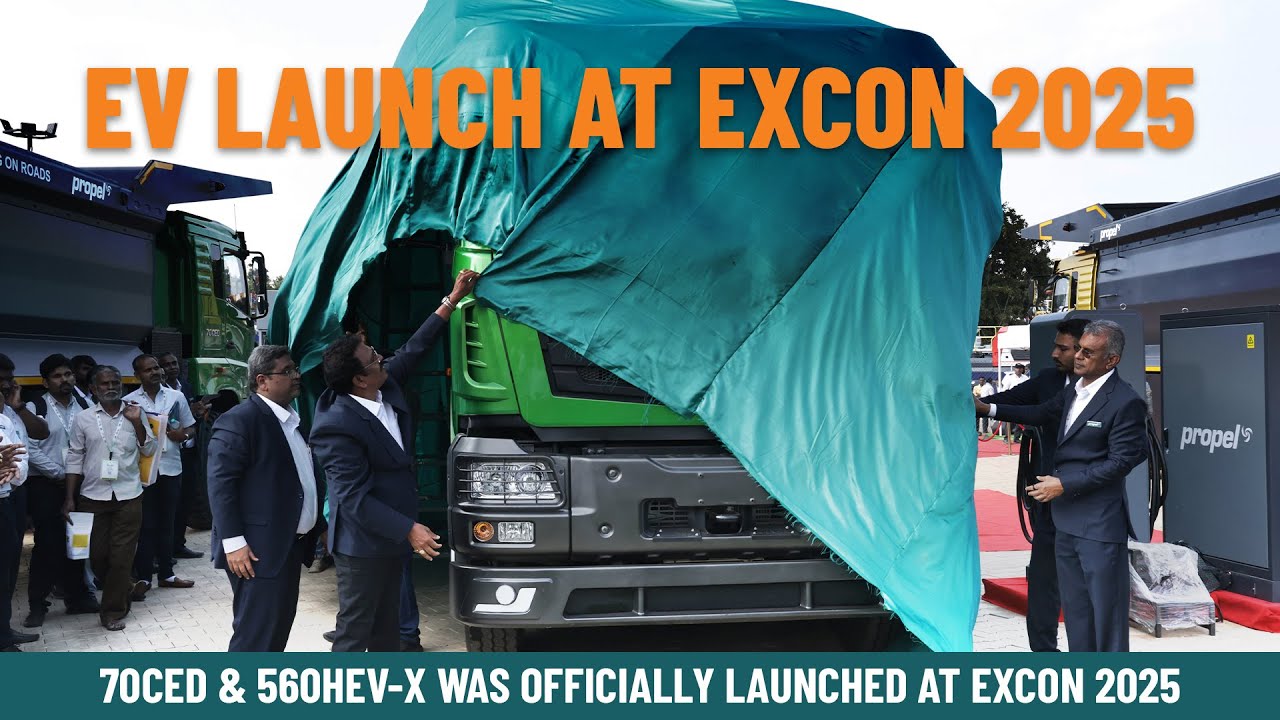 Two New Electric Tippers &ndash; 70CED & 560HEV-X was officially launched at EXCON 2025