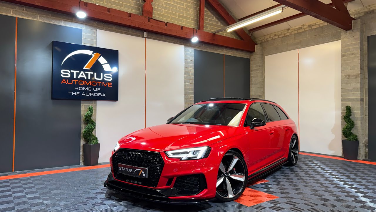 Audi RS4 Avant Sport Edition красный Мисано 2019 #audirs4avant #audi