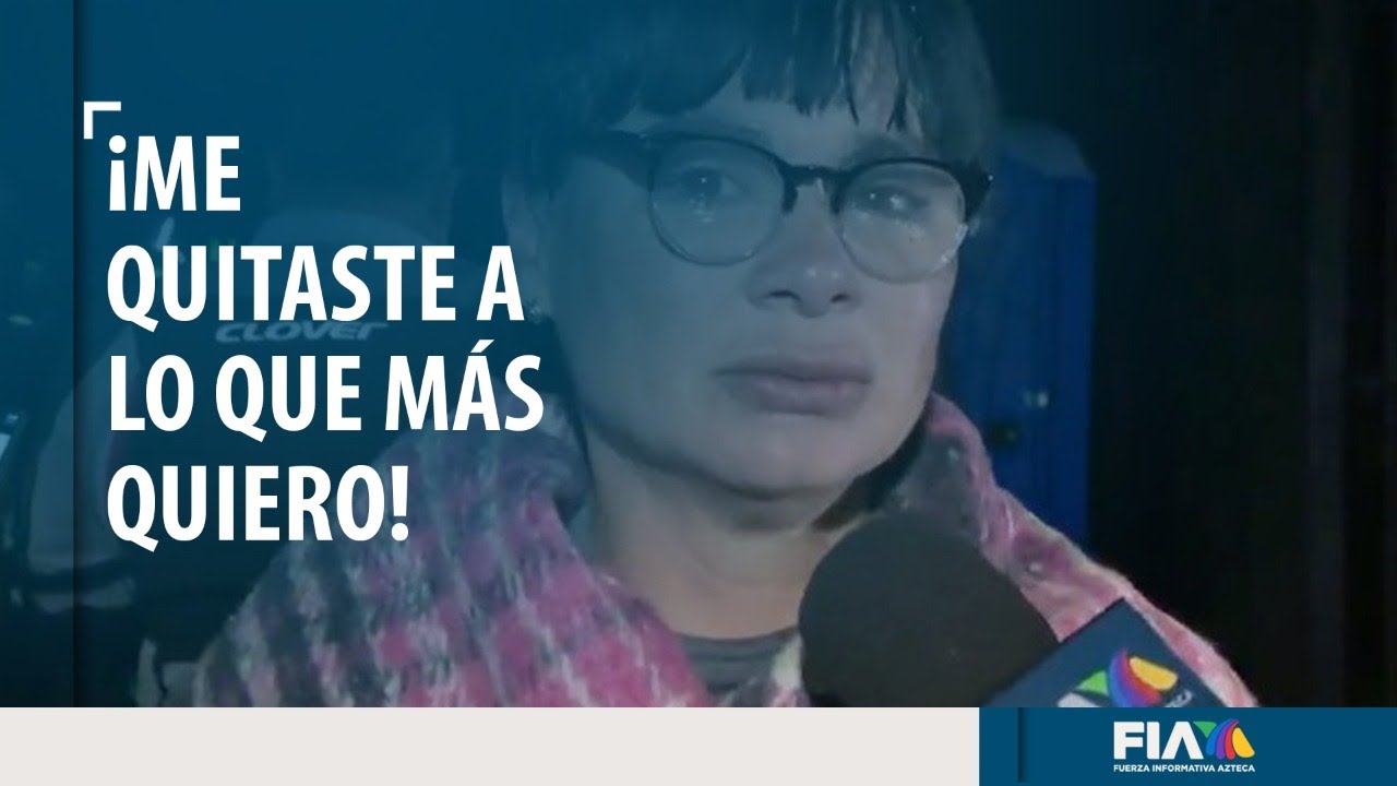 “No te tengo miedo”, le dice llorando de rabia la madre de Hugo Carbajal al asesino de su hijo