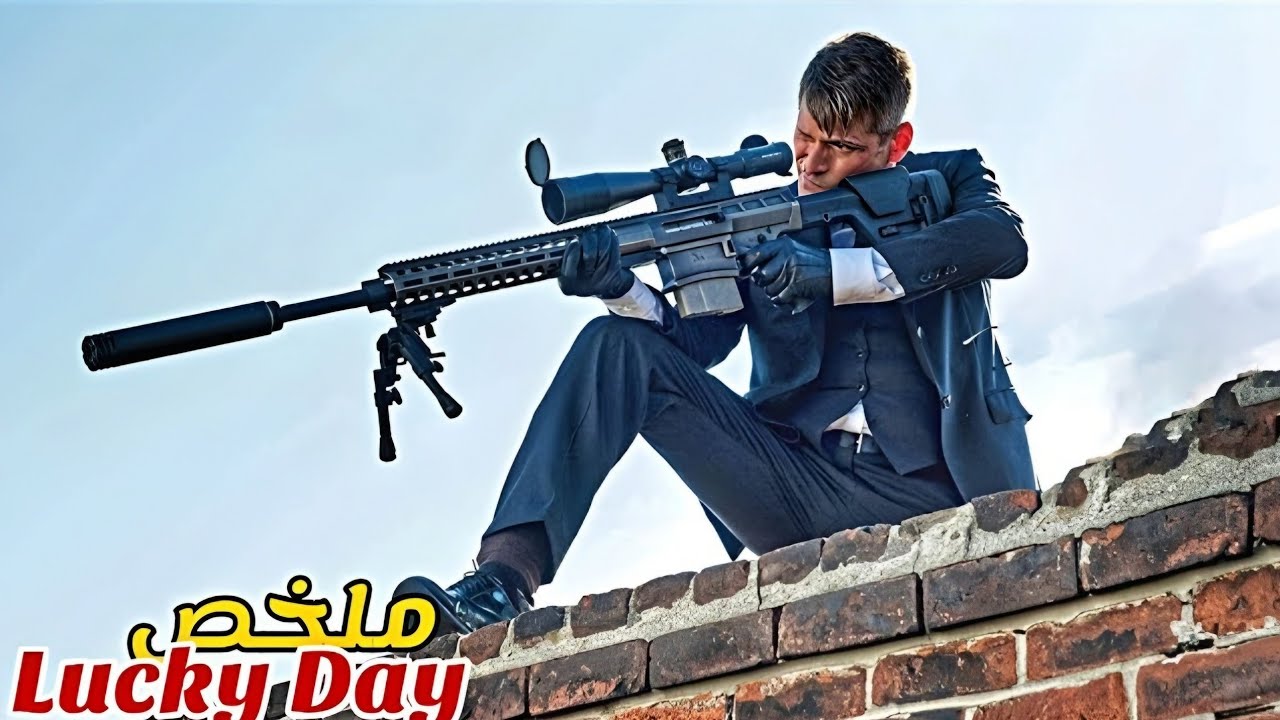 قناص مجنون مستعد يقتل أي شخص امامه😬للوصول إلى قاتل أخيه و الإنتقام منه😱 ملخص فيلم Lucky day