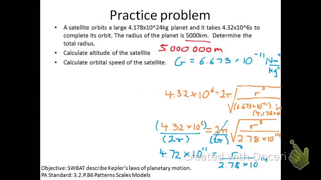 Kepler's Law problem