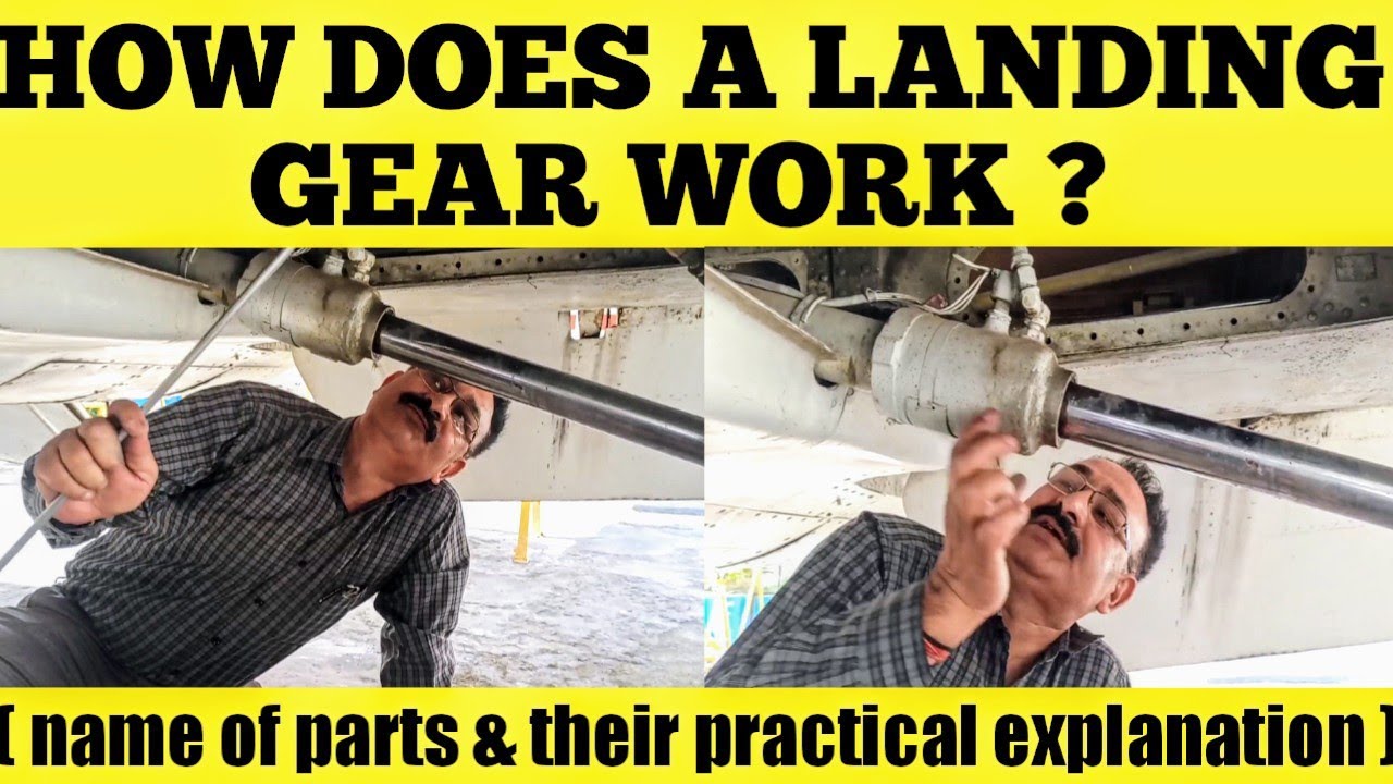 different parts of landing gear explained by alpine teacher | aircraft's landing gear |aviationjagat