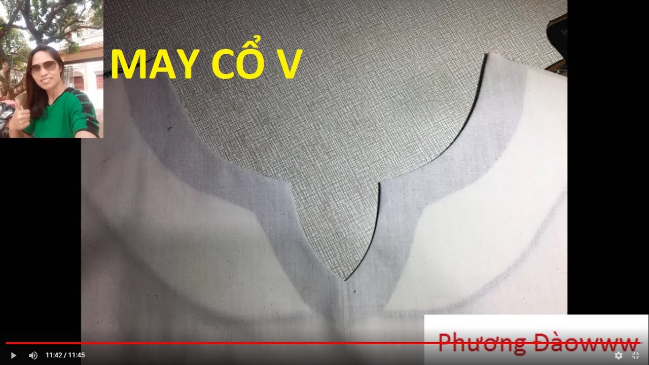 CỔ V | may áo cổ V | may ao co v | B20 - Phương Đàowww