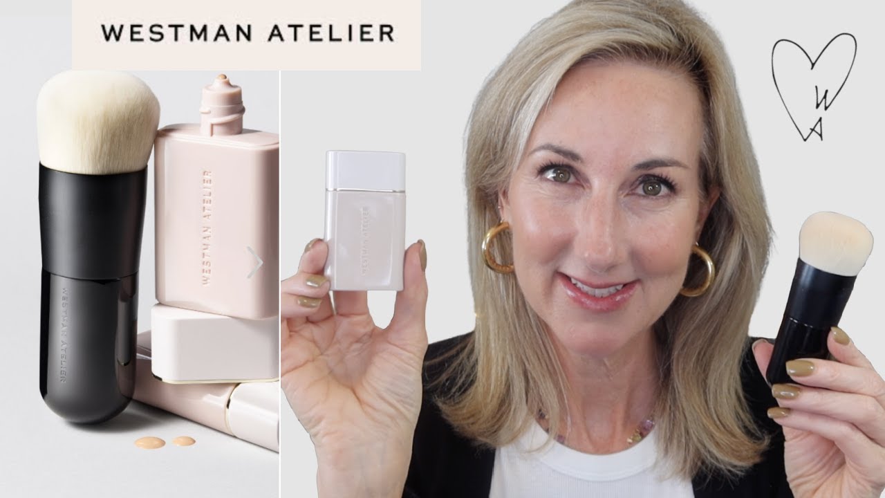 NEW! Westman Atelier Vital Skincare Complexion Drops + Liquid Blender  Brush Review