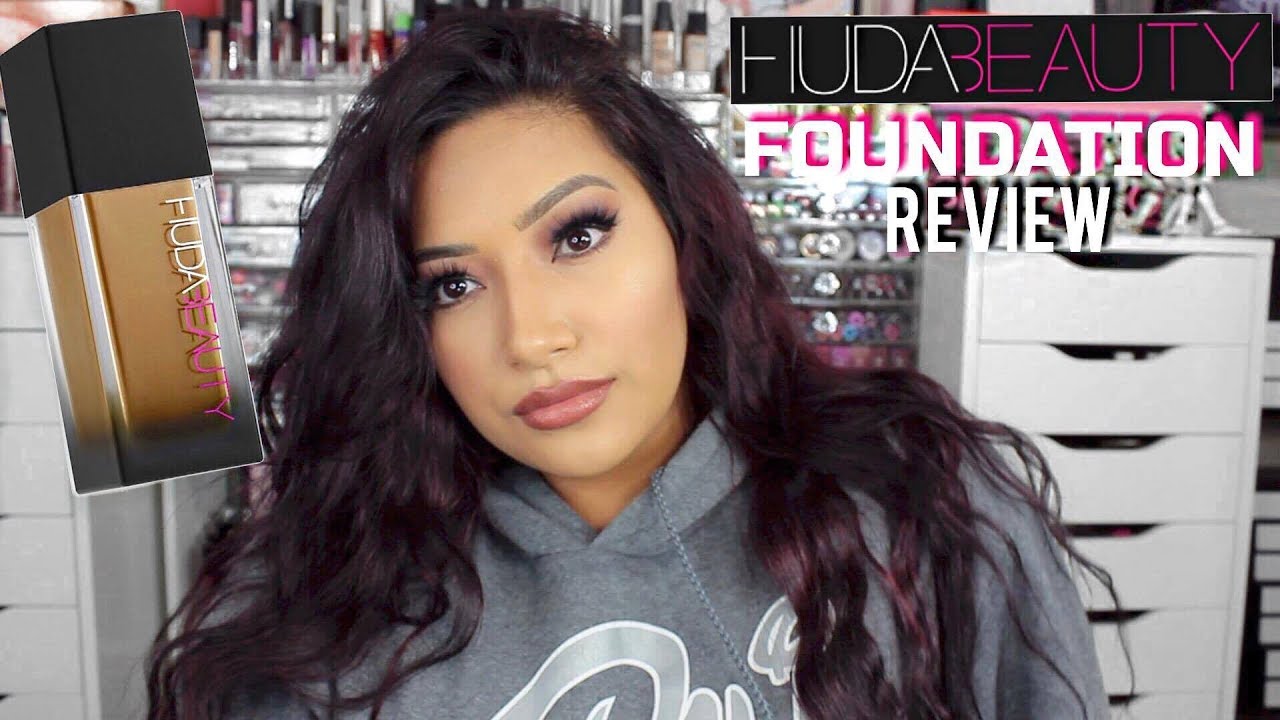 NEW Huda Beauty #FauxFilter Foundation Brown Sugar First Impressions Full Day Wear
