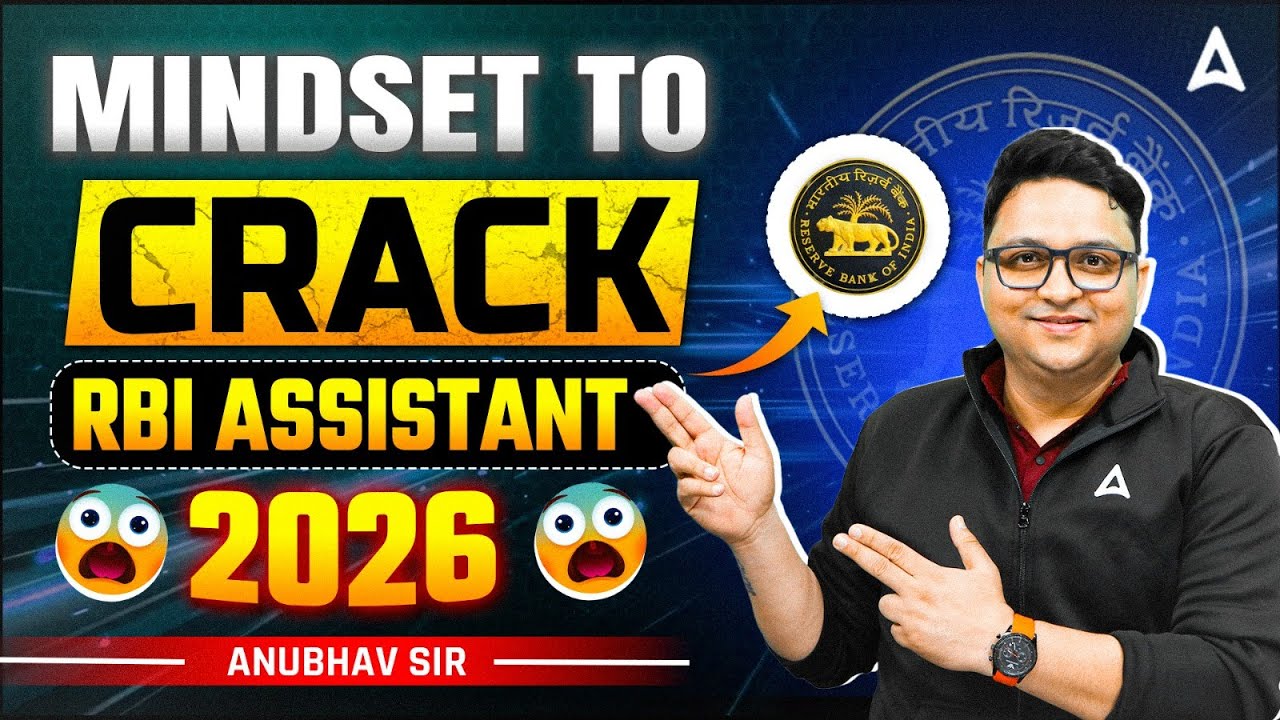 RBI Assistant 2026 | Just 1 Days Left ! The Perfect Exam Hall Strategy & Mindset | By Anubhav Sir