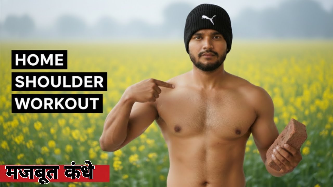 Home Shoulder Workout 💪 | बिना Dumbbell कंधे मजबूत करें | Desi Shoulder Exercise