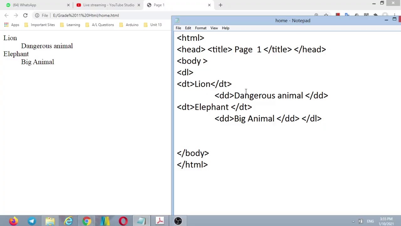 ICT Grade 11 C02 :  Unit 5 Web Development - ILM.Irfan Sir