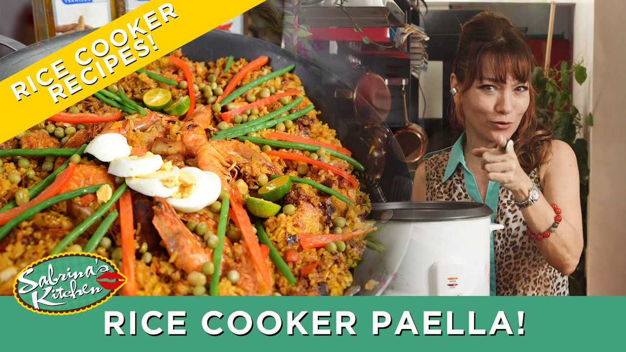 Rice Cooker Paella | Sabrina's Kitchen