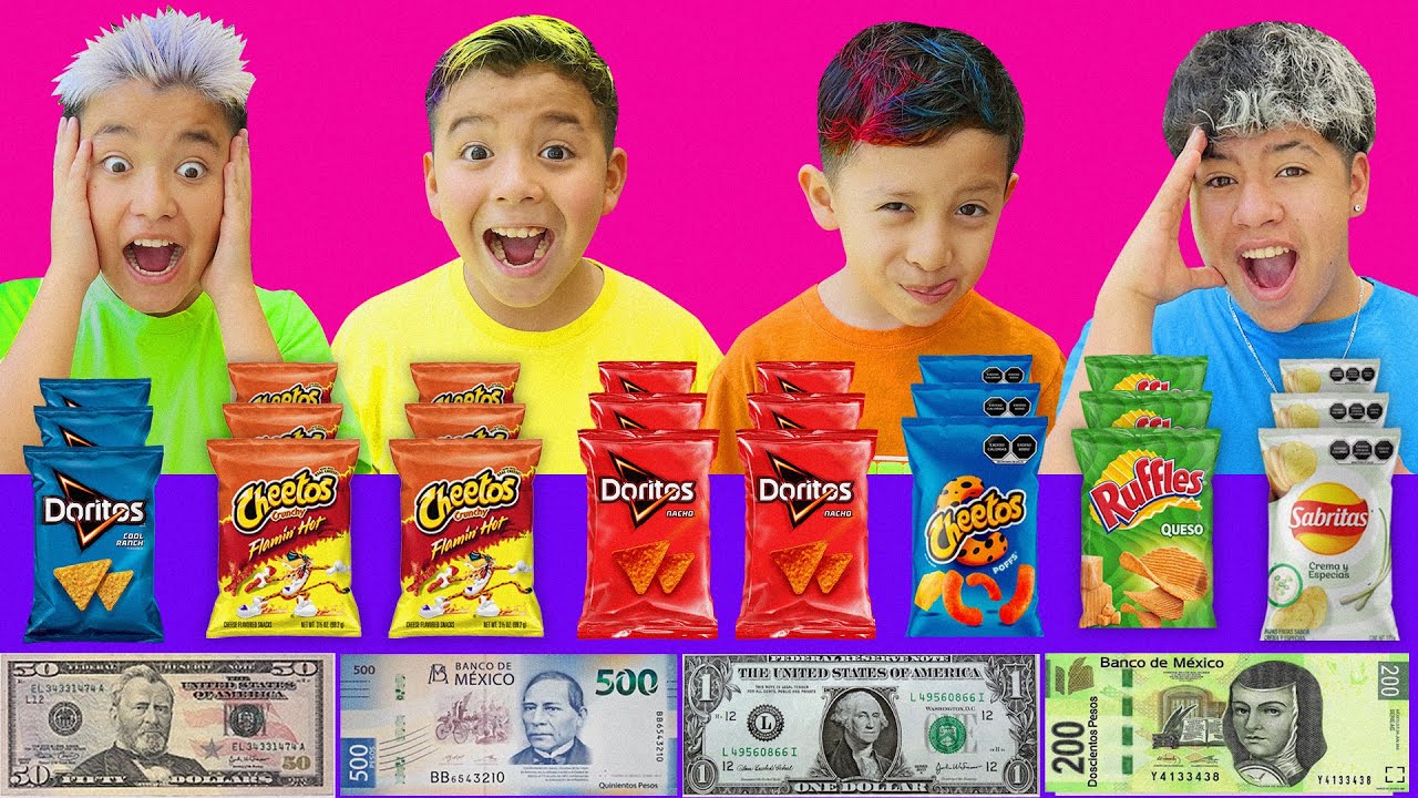 TODOS LOS SNACKS QUE COMAS TE PAGO!!!
