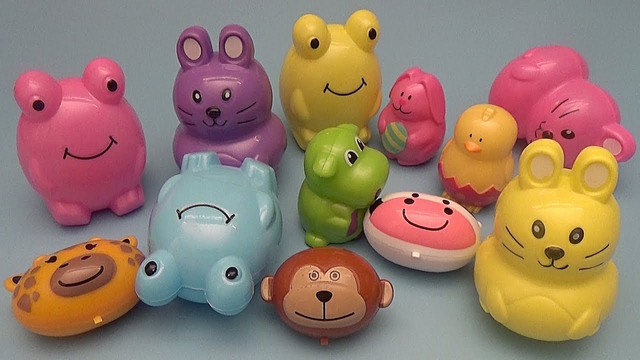 Surprise Egg Opening Memory Game for Kids!  Animals Bunny Chick Frog Monkey Dragon