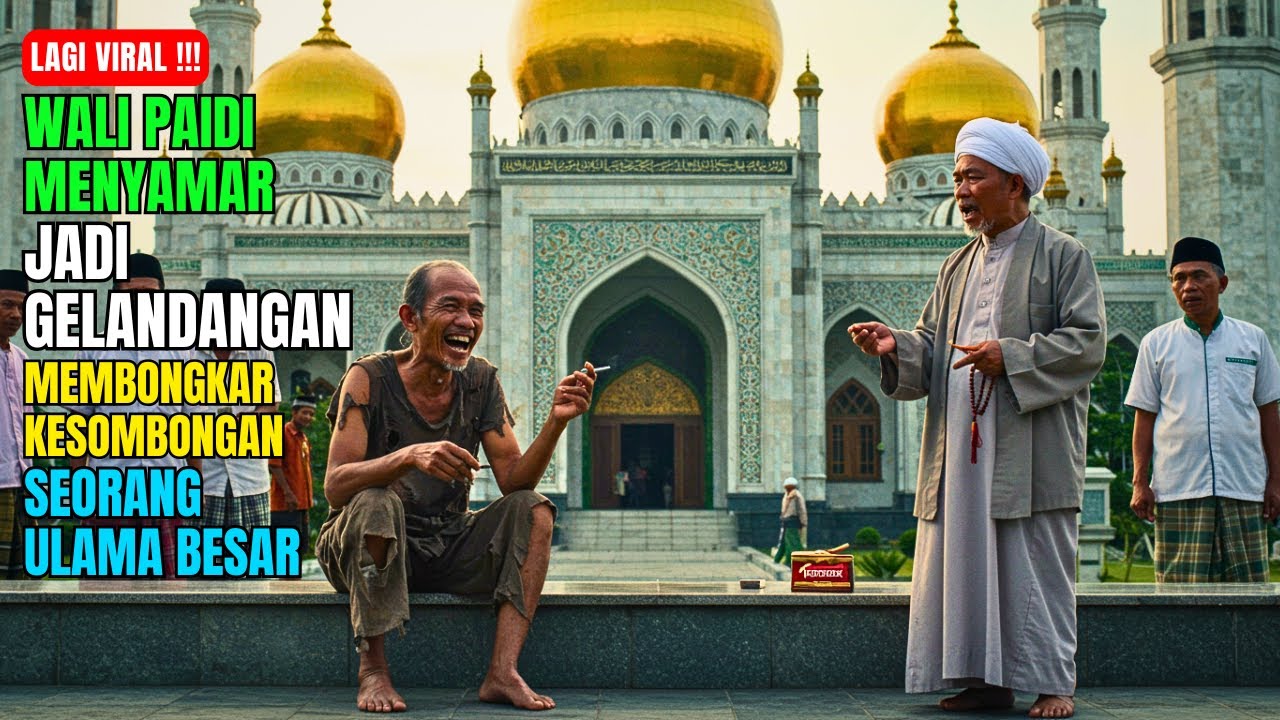 VIRAL‼️ Wali Paidi Menyamar Jadi Gelandangan - Lalu Membongkar Kesombongan Seorang Ulama Besar