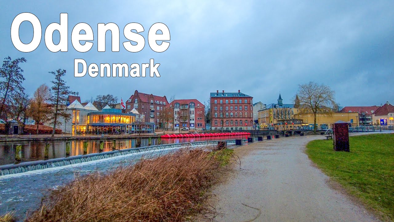 Odense, Denmark 🇩🇰 Walking Tour - Odense Walk City | Walk Travels