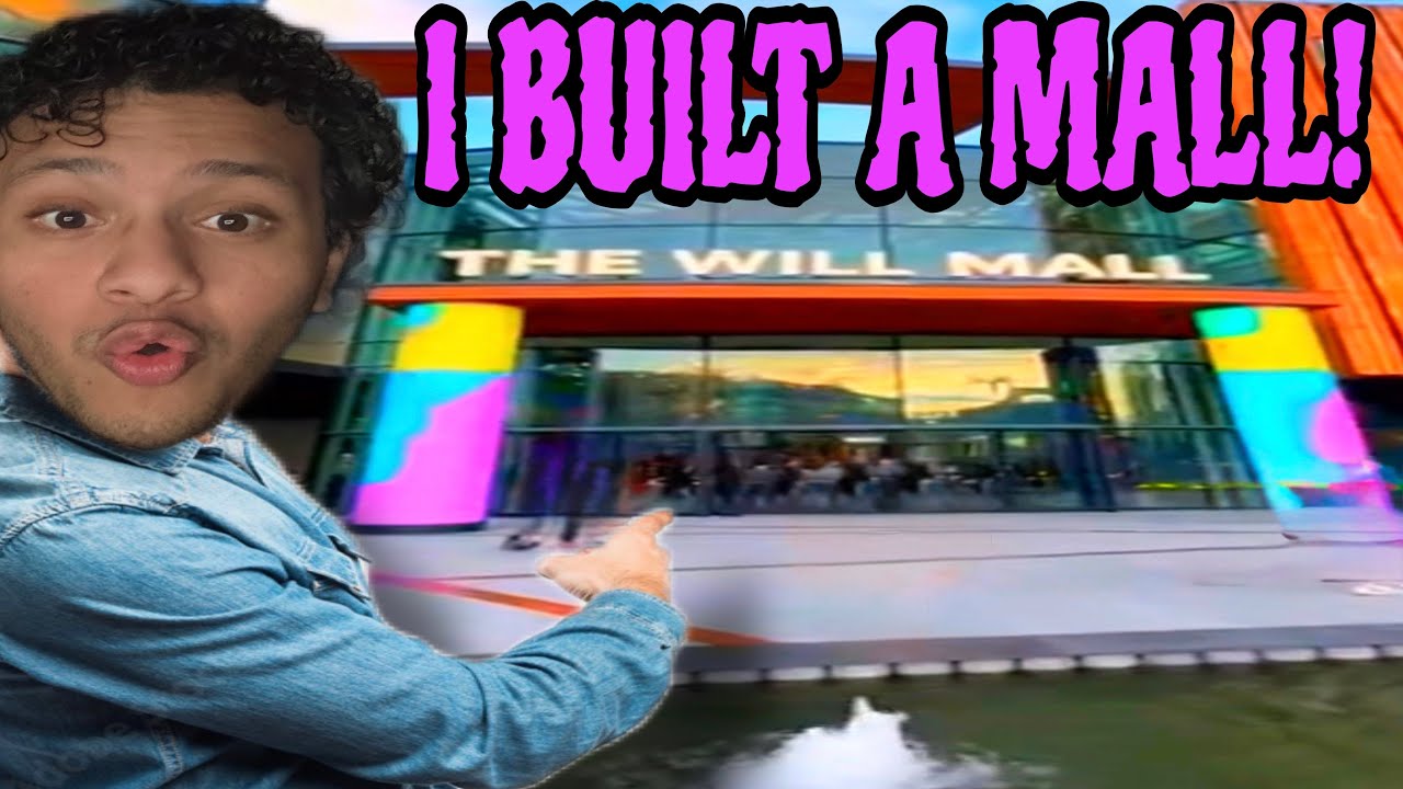 I GOT TO BUILD MY OWN MALL!! (Mall Simulator)