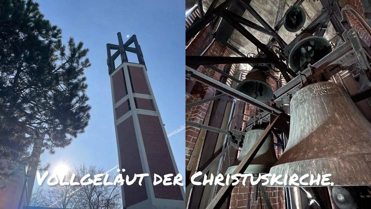 Bad Vilbel (FB) Vollgeläut der Christuskirche.