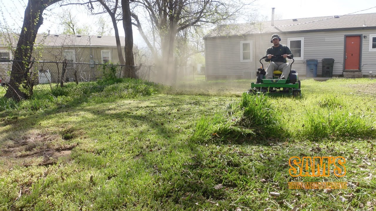 THERAPEUTIC Tall Grass Mow | 1st MOWING 2024 | 42
