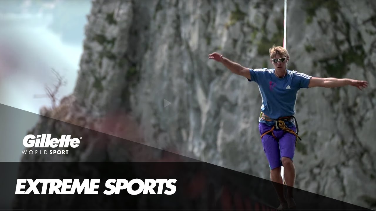Highlining with Reinhard Kleindl & Lukas Irmler | Gillette World Sport