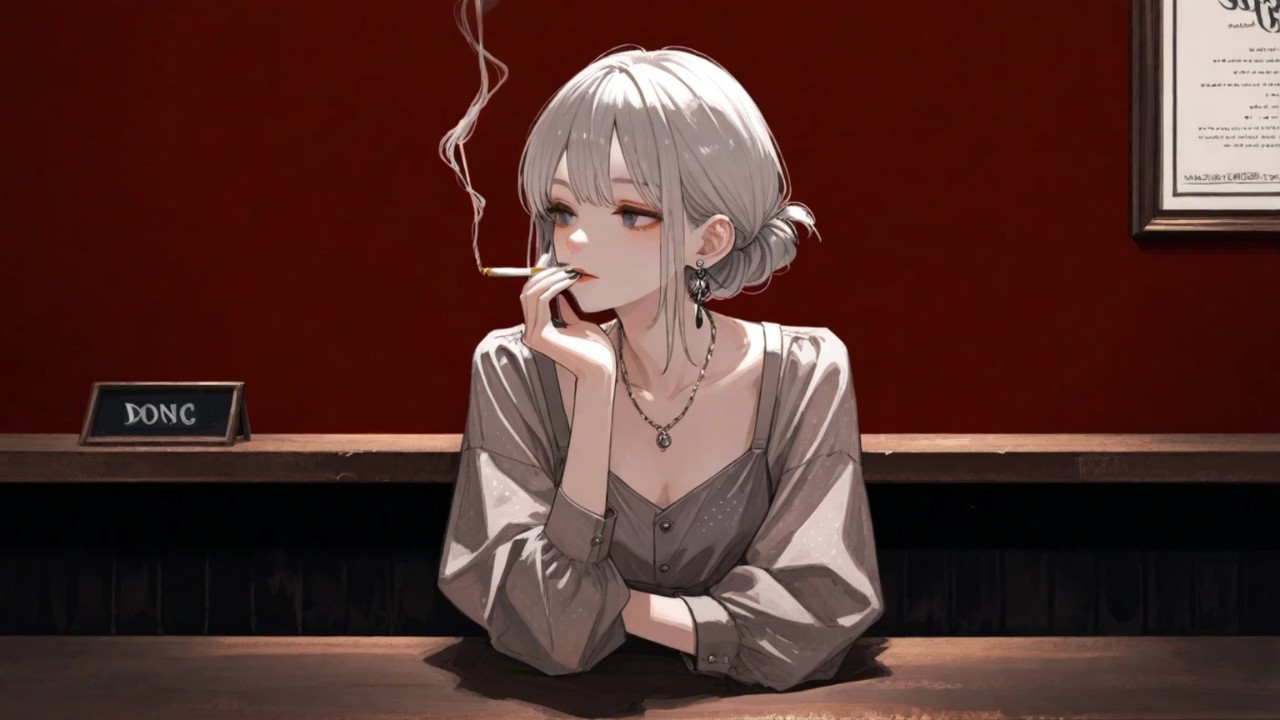 Lofi Jazz Mix - Female Vocals | Late Night &ndash; Burgundy After Hours