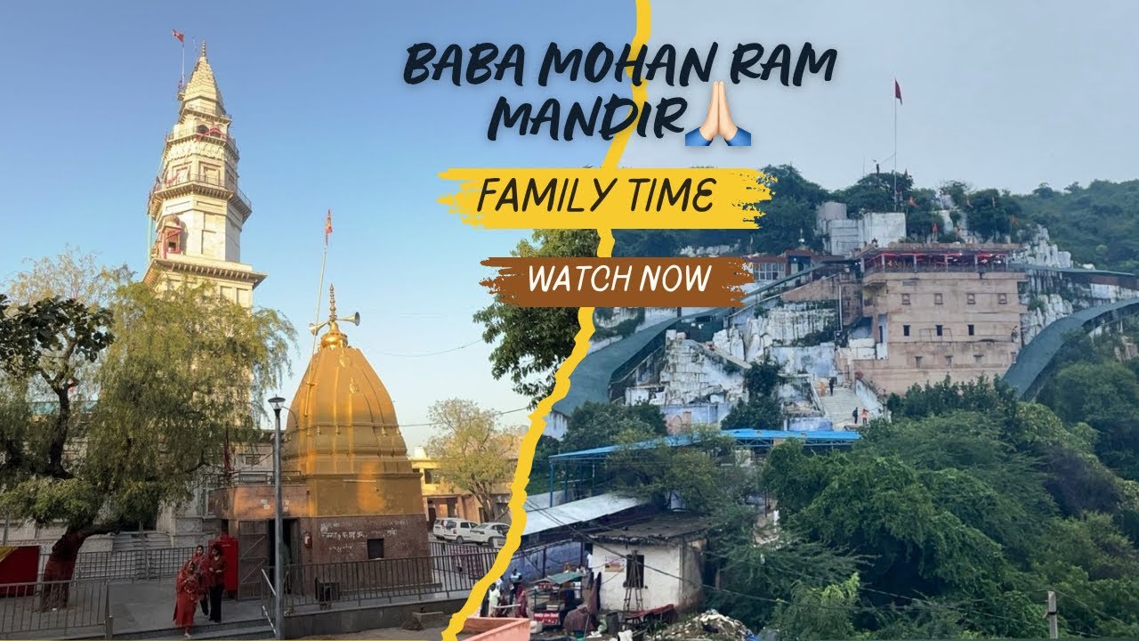 Family Ke Saath Gye Gurjaro k Mandir 🛕 (BABA MOHAN RAM MANDIR Bhiwadi📍)
