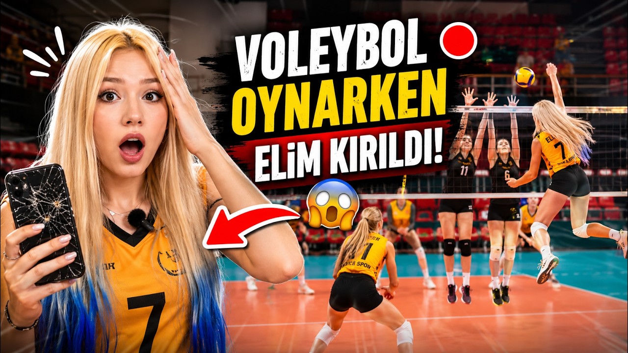 VOLEYBOL OYNARKEN ELİM KIRILDI!