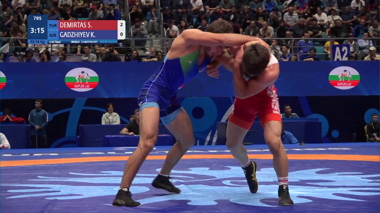 1/16 FS - 74 kg: S. DEMIRTAS (TUR) v. K. GADZHIYEV (AZE)