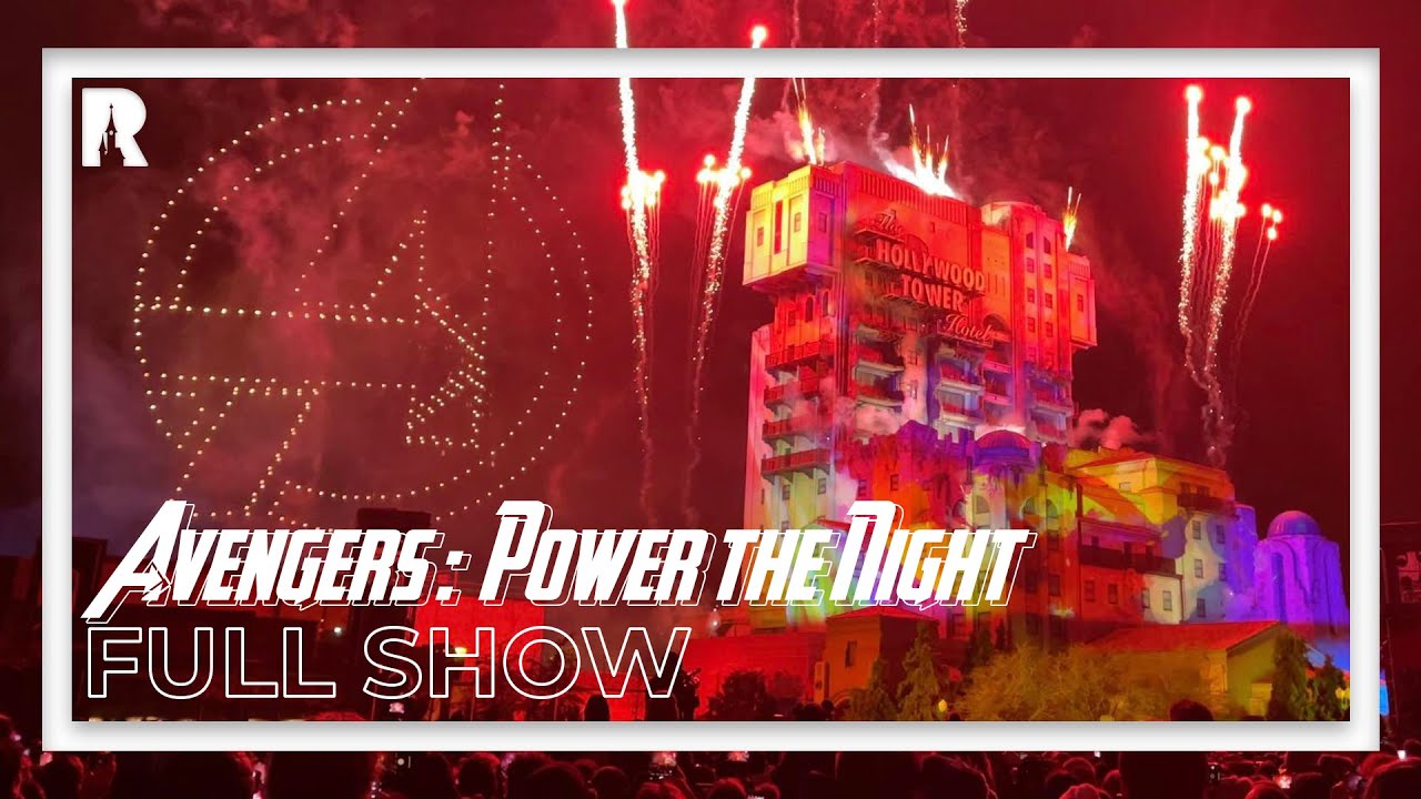 [4K60] Avengers: Power The Night Premiere at Disneyland Paris