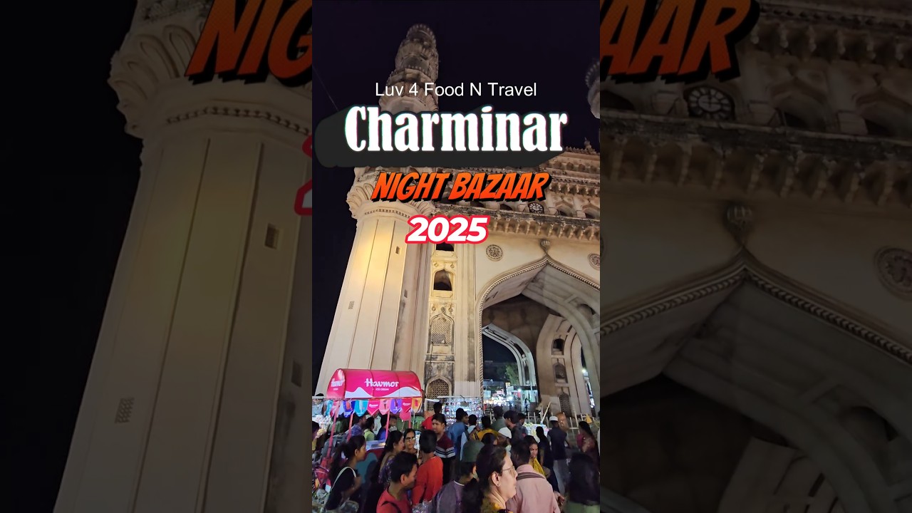 Ramadan Shopping at Charminar Night Bazaar #shorts #shortvideo #Hyderabad #charminar