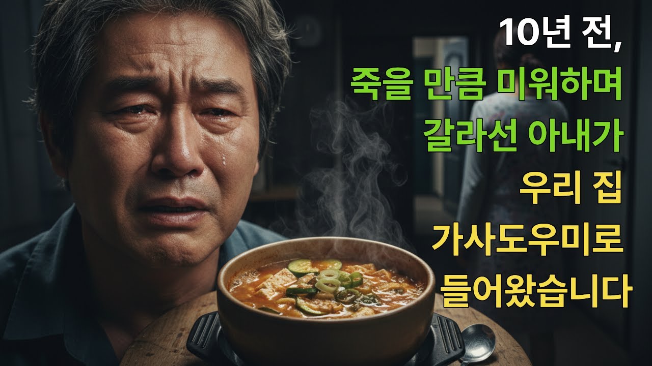 10년 전, 죽을 만큼 미워하며 갈라선 아내가 우리 집 가사도우미로 들어왔습니다. 그런데...