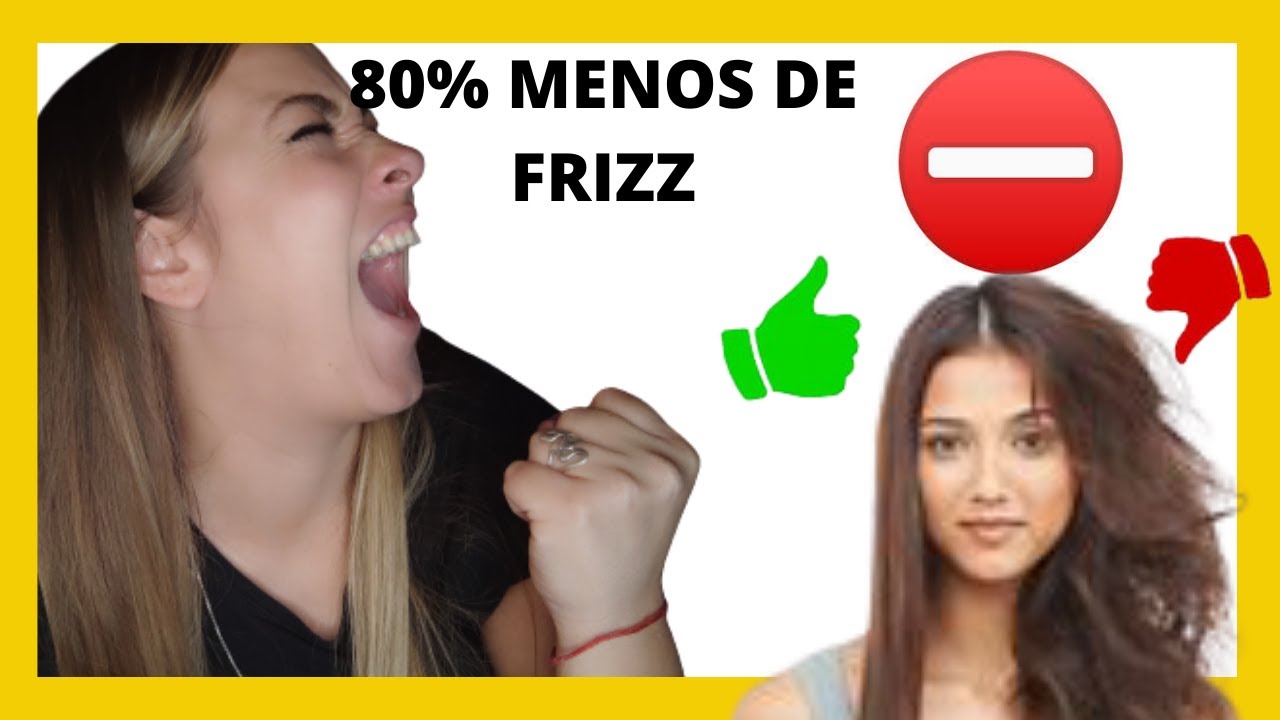 🙀🙀¿como QUITAR el FRIZZ del cabello en 5 MINUTOS?🙀🙀
