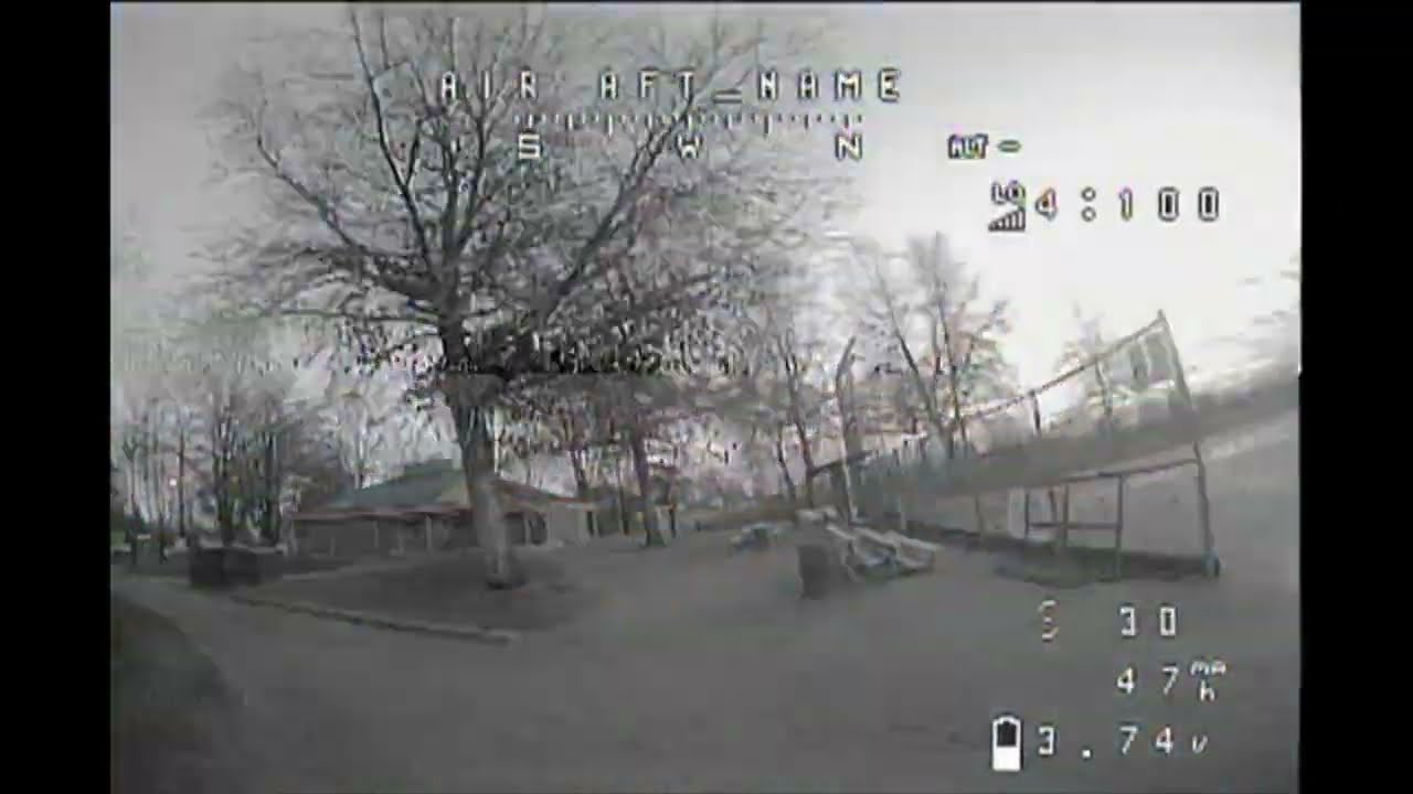 tbs unify 5.8 V3 5 volt 800 MW VTX. In darwin baby ape low flying open park test / crane dive test