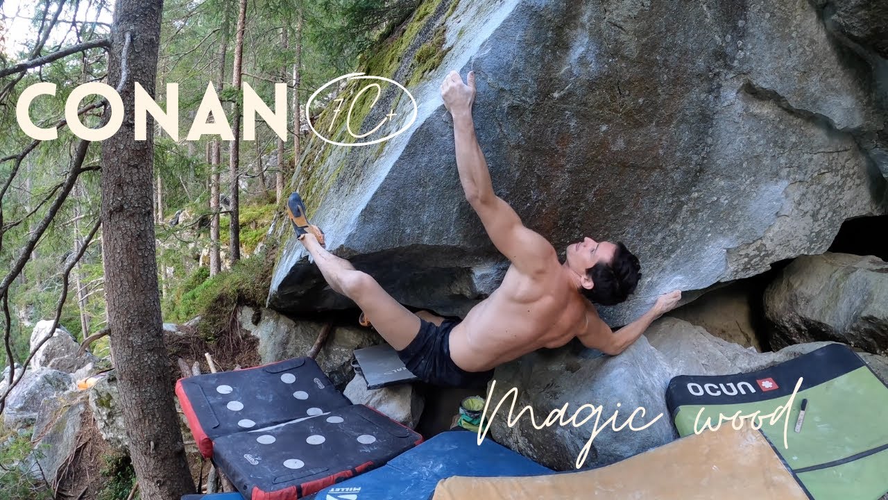 Conan 7C+ (Bouldering Magic Wood)