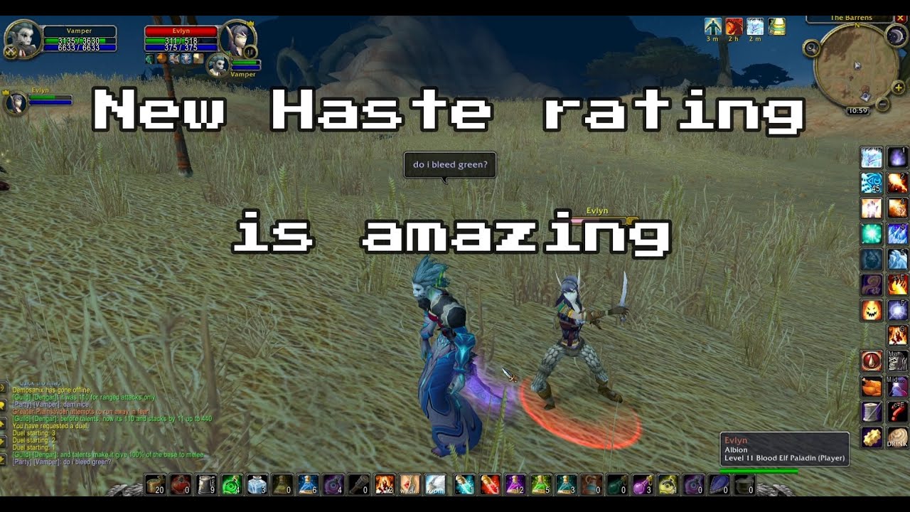 New haste rating is amazing :D