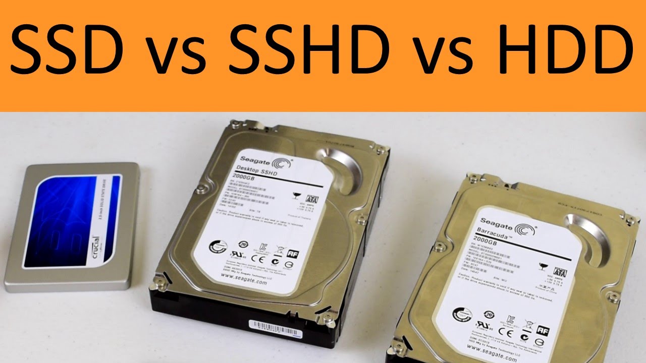 SSD vs SSHD vs HDD