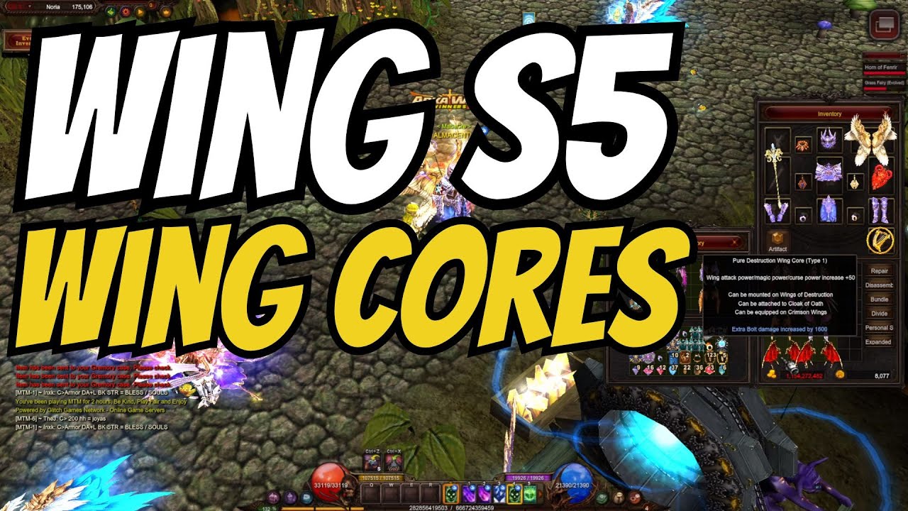 TIRAMOS 20 WING CORE - MU ONLINE ⚔️​ Ft. Octavio [Masacr3] MTM SEASON 20